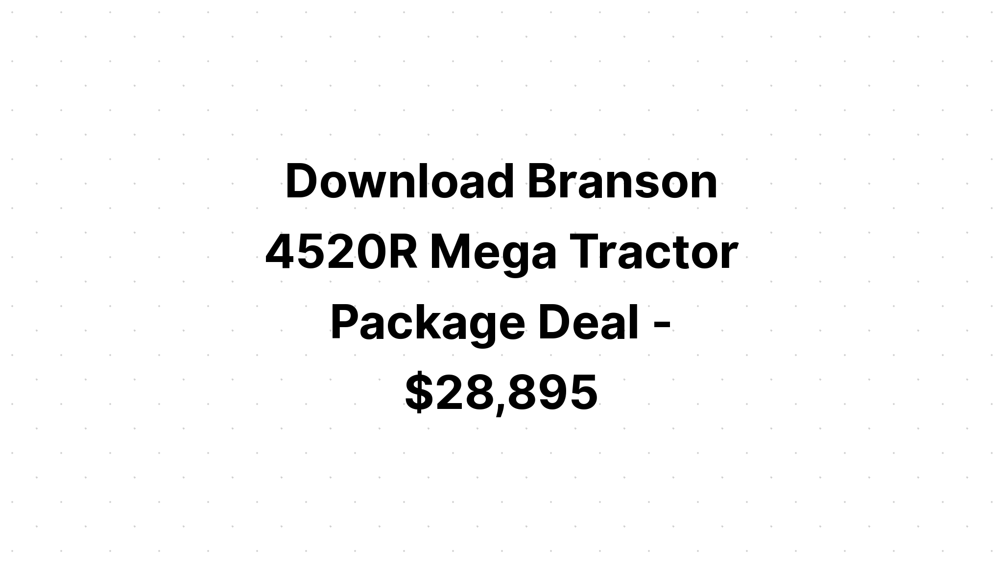 Download Tractor Bundle SVG File